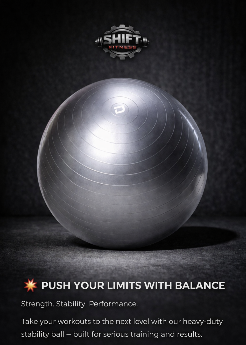 75cm Exercise and Fitness Pilates Gym Ball