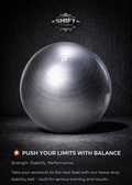 75cm Exercise and Fitness Pilates Gym Ball