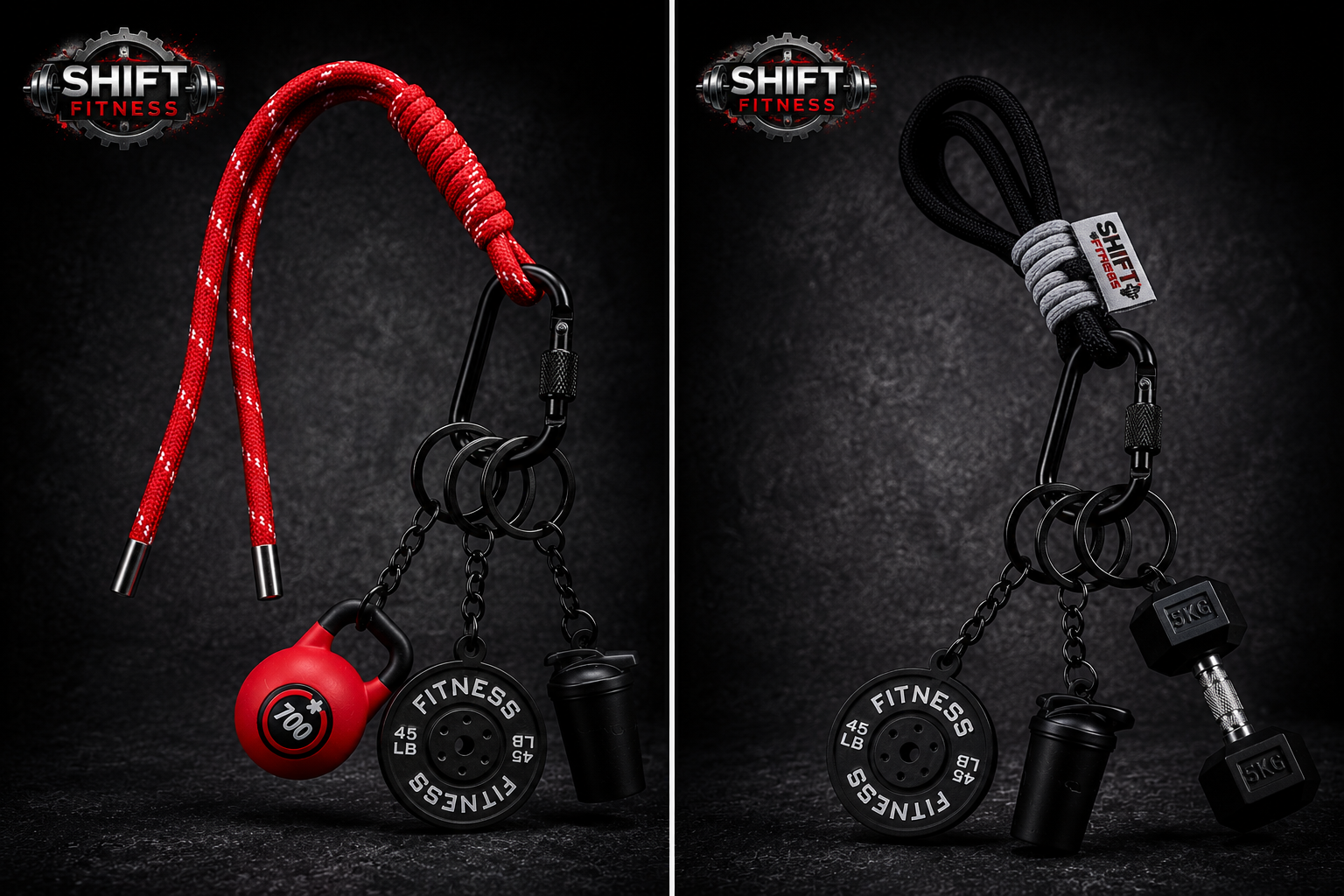 Fitness keychain