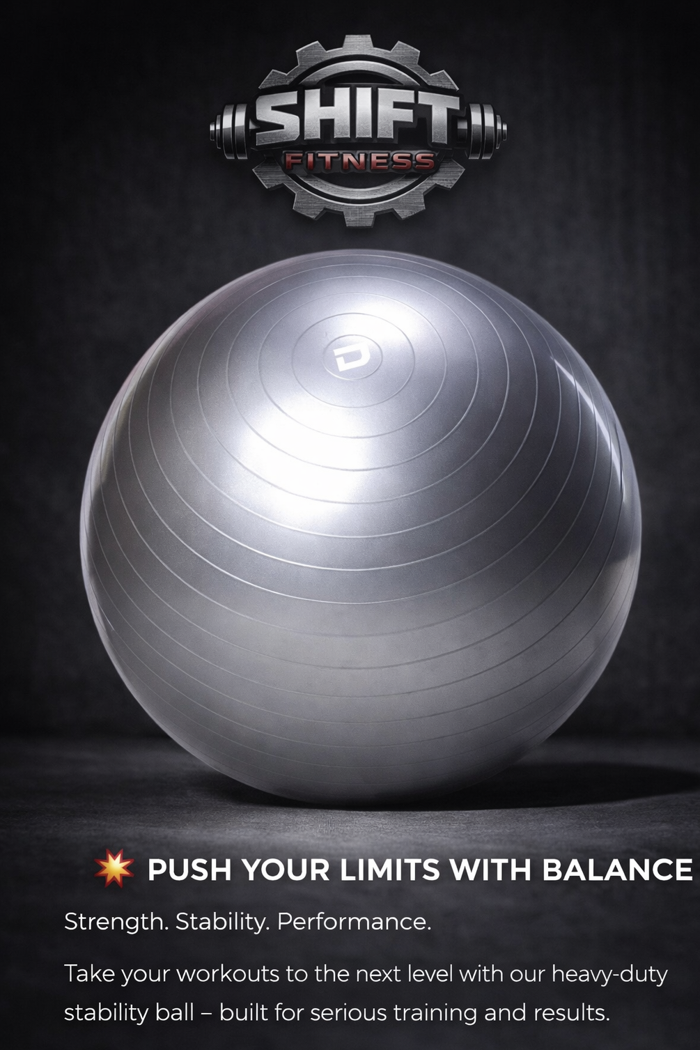 75cm Exercise and Fitness Pilates Gym Ball